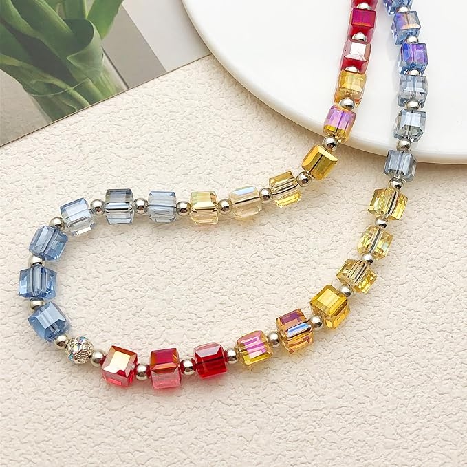 Beaded Camera Wrist Strap Cute Digital Camera Charm Lanyard Phone Chain Keychain Beaded Phone Lanyard Bag Charm