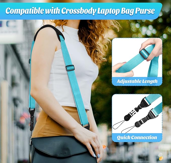 Padded iPad Binocular Camera Shoulder Strap, Nylon Neck Lanyard Strap for Tablet Case Crossbody Laptop Luggage Bag