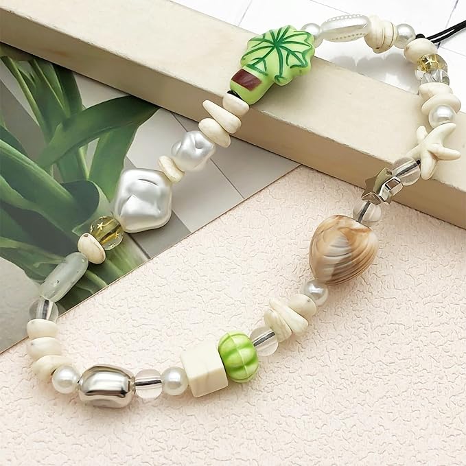 Beaded Camera Wrist Strap Cute Digital Camera Charm Lanyard Phone Chain Keychain Beaded Phone Lanyard Bag Charm