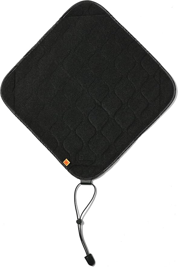 KODAK Camera Wrap Size L 38.5x38.5cm - Water-Resistant, Anti-Scratching and Dust-Free Protective Cloth for SLR Camera, Tele Lens (Black) [ONE Item]