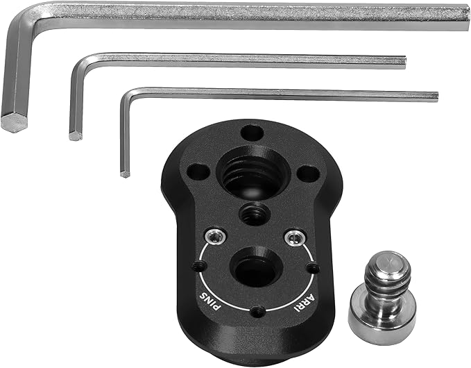 KONDOR BLUE | Mini Lock Quick Release Plate (Male Plate) | Pro Mounting Solutions for Professional Camera Workflows | Raven Black