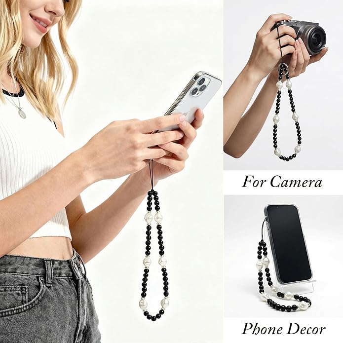 Phone Charm Strap Cute Phone Lanyard Wrist Strap Bracelet Accessories for Digital Camera,Keychain,Bag
