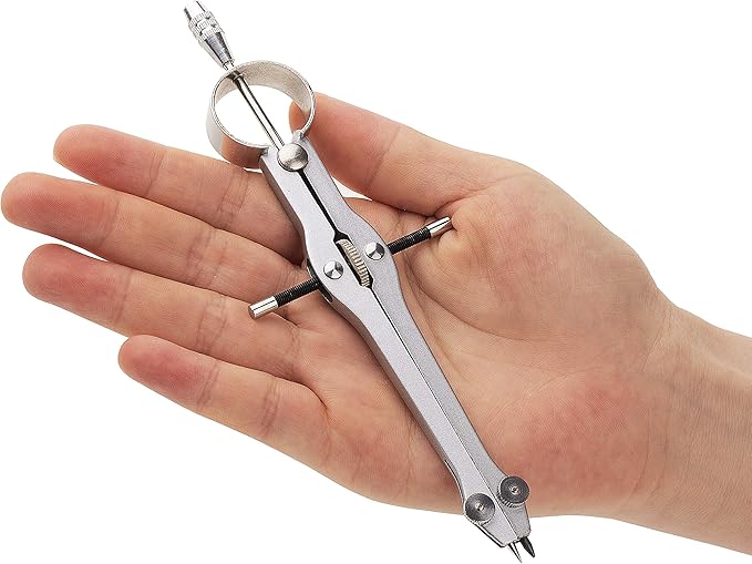 Mr. Pen- Professional Compass for Geometry, Extra Lead, Metal Compass, Compass, Compass Drawing Tool, Drawing Compass, Drafting Compass, Compass for Students, Compass Geometry