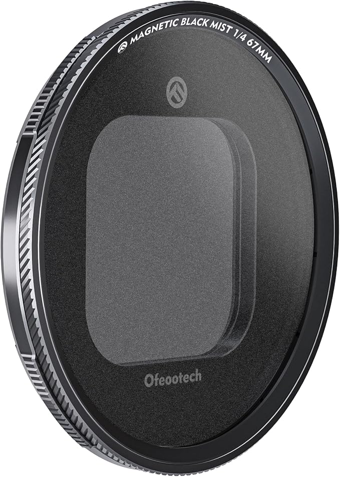 Magnetic 67mm Black Mist 1/4 Filter for Smartphone, Compatible with iPhone 17 Pro/Pro Max, Soft Diffusion for Cinematic Video & Portraits,Softens Highlights and Skin Tones While Preserving Detail.