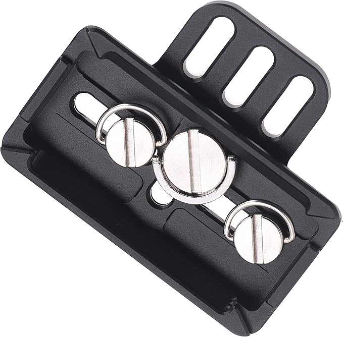 Fotga Quick Release Camera Plate with 1/4" 3/8" Mount for DSLR Mirrorless Camera to DJI Ronin RS2 RSC2 RS3 RS3 PRO RS4 and RS4 Pro Gimbal Stabilizer,Fits for Arca Swiss Clamp Tripod Ball Head