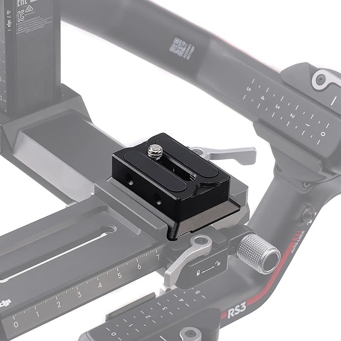 Fotga Quick Release Plate with 1/4" M4 Mount for DSLR Mirrorless Camera to DJI Ronin RS2 RSC2 RS3 / RS3 PRO/RS 4 / RS4 pro Gimbal Stabilizer,Fits for Arca Swiss Clamp