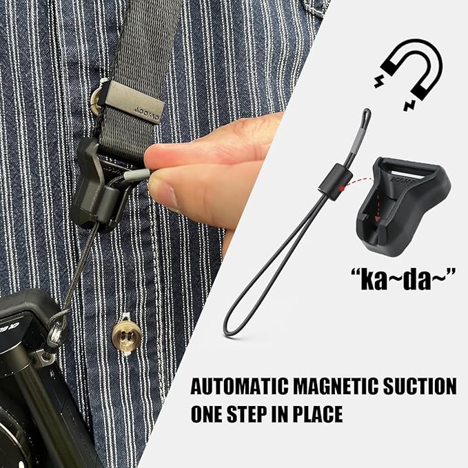 FEFUE Quick Magnetic Buckle Camera Shoulder Strap Lanyard Camera Straps for Photographers for Magnetic Camera Neck Strap