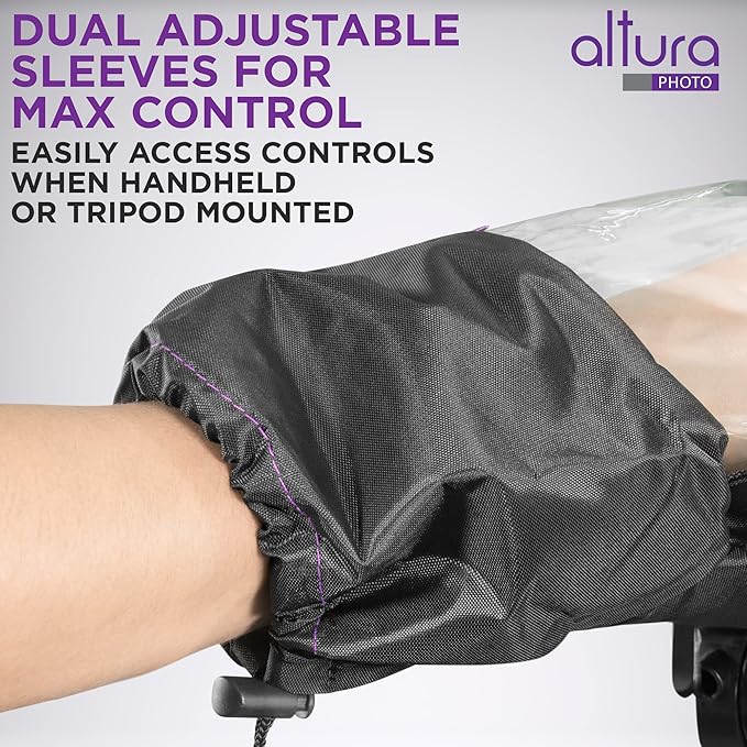 Altura Photo Professional Waterproof Camera Rain Cover for Canon Nikon Sony DSLR & Mirrorless Cameras and Lenses, Photography Camera Accessories