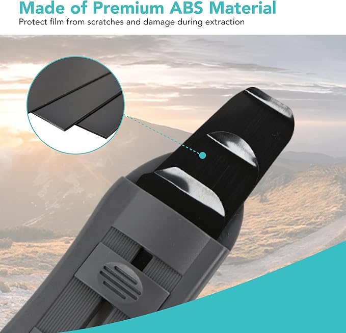 35mm Film Retriever/Extractor with Strap - Durable ABS Construction, Smooth Blades for Scratch-Free Film Retrieval, Easy to Use Film Tool for Photographers, Compact & Portable Film Extractor