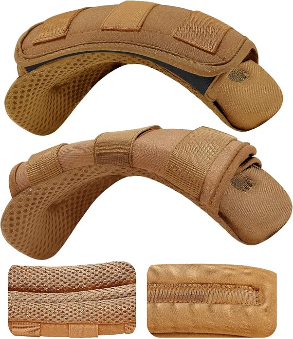 ZINMARK 2Pcs Thick Cushioned Shoulder Pads, Anti-Slip Design and Breathable Mesh Pads for Shoulder Strap,Soft and Comfortable