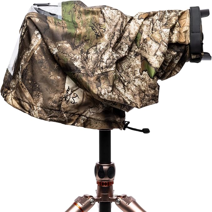 Think Tank Photo Emergency Rain Covers for DSLR and Mirrorless Cameras with 70-200mm Lens - Medium (Realtree APX Camouflage)