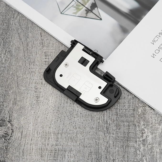 2pcs Camera Battery Door Cover Battery Lid Cap Repair Part Compatible with Canon 5D Mk III Mark III 3 Black Battery Compartment Cover