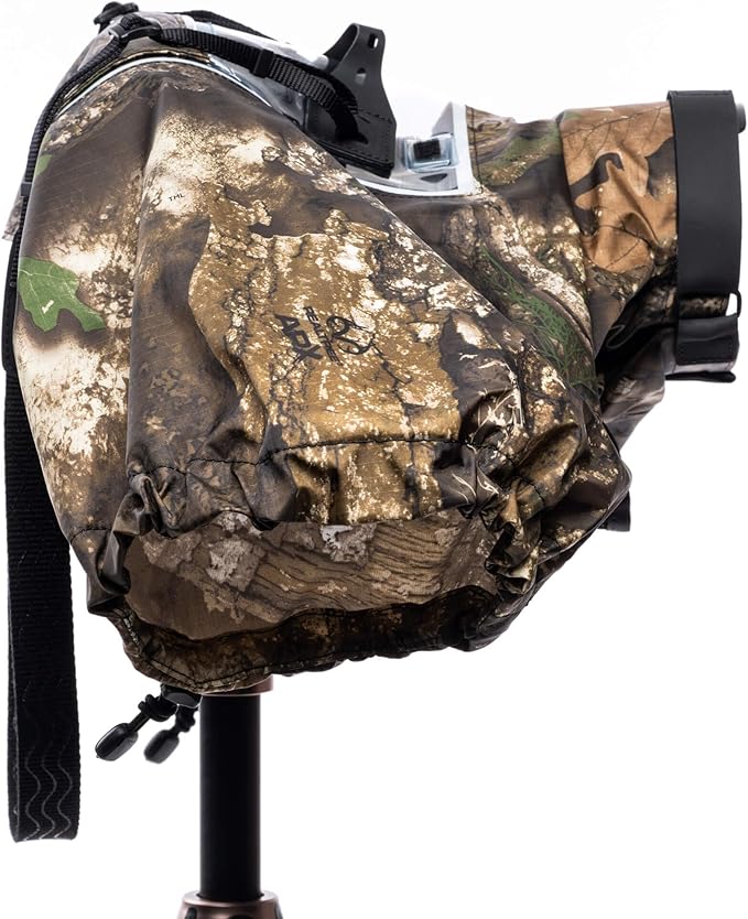 Think Tank Hydrophobia D 24-70 V3 Camera Rain Cover for DSLR and Mirrorless Camera with 24-70mm f/2.8 Lens (Realtree APX Camouflage)