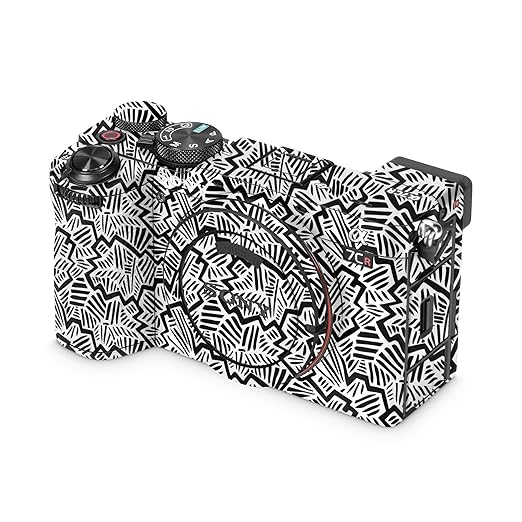 Camera Skin Compatible with Sony Alpha 7CR Camera (2023) - Abstract Black - Premium 3M Vinyl Protective Wrap Decal Cover - Easy to Apply | Crafted in The USA by MightySkins