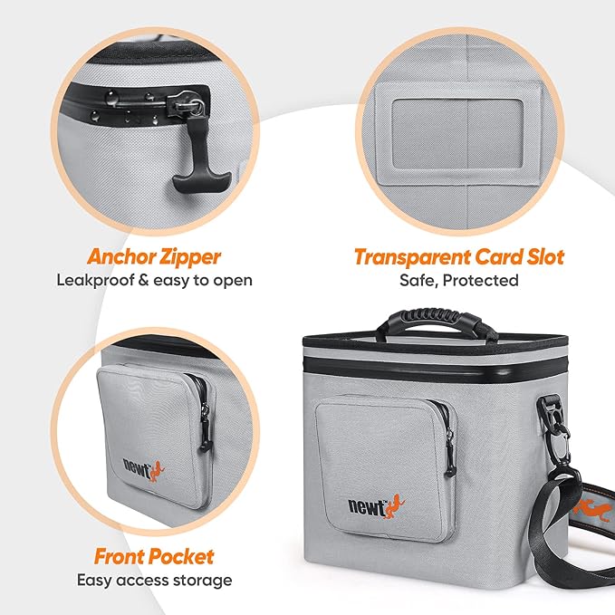COOS BAY NEWT Fully Waterproof Padded Camera Shoulder Bag with Leak-Proof Zipper, High-Frequency Welded Seams and Removable Padded Inserts. Holds a Single DSLR or Mirrorless Digital Camera