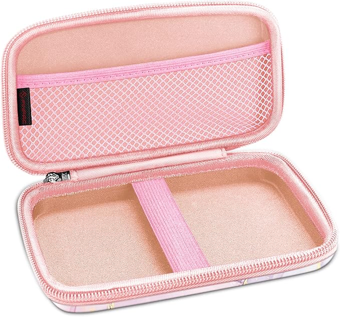 FINTIE Case for HP Sprocket Select/Sprocket Plus Smartphone Printer, Canon Ivy Mini/CLIQ 2/CLIQ+2 Instant Camera - Shockproof Hard Shell Carrying Case, Dreamy Marble