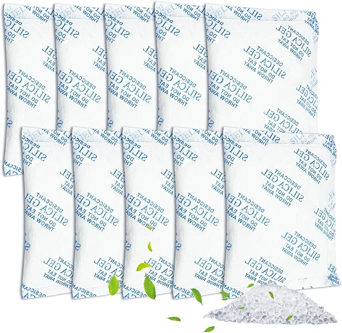 10PCS Desiccant Bag Replacement for All Smart Feeders, Desiccant Packs for Storage, Desiccant Bags for Moisture Control for Automatic Pet Feeders Cat Dog Feeder, Desiccant Packets