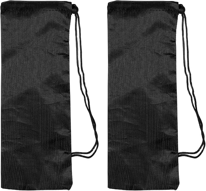 PATIKIL 11 x 4 Inch Tripod Carrying Case, 2 Pack Camera Tripod Carrying Bags Oxford Cloth Padded Bag for Camera Gear Mic Light Stand Sheet Music Photography Accessories, Black