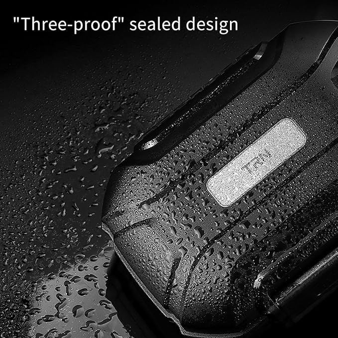 KYUHEEO IEM Case, Portable in Ear Headphones Case, Waterproof Shockproof Earbuds Storage Box Small Hard Case for in Ear Monitors Earphones Earbuds IEM Cable