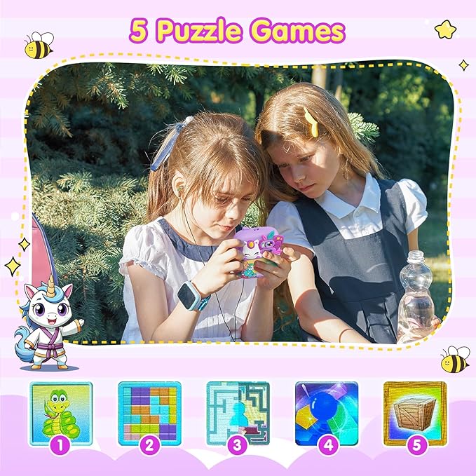 Kids Camera Instant Print, Camera for Kids with Printable Photos, Toddler Camera Toys for Children Ages 3-14, Digital Camera Birthday Gifts for Girls 4 5 6 7 8 9 10 11 12 13 Years Old (Purple)