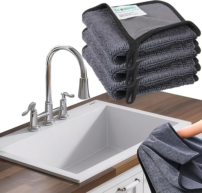 Shiny Cleaning Cloths,3pcs Shiny Drying Towels,Shower Doors Drying Towels,16 * 24in Streak Free Glass Window Car Mirror Super Absorben Microfiber Cleaning Cloths (3pcs grey16*24")