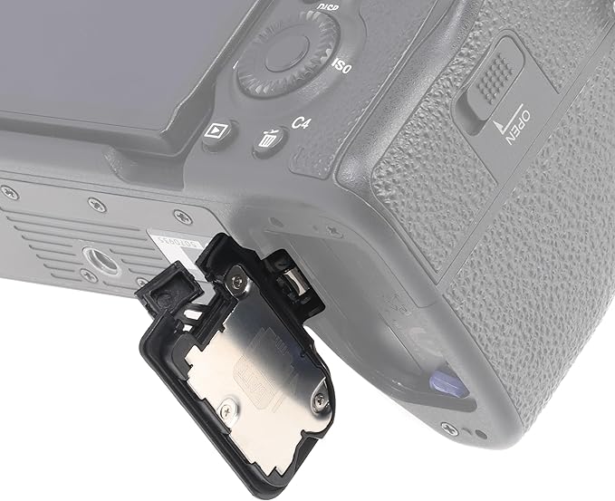 FocusFoto Battery Door Cover Lid Cap with Outlet Replacement for Sony Alpha A7IV, A7RIV, A7SIII, FX3, FX30, A1, A9II Camera Repair Parts