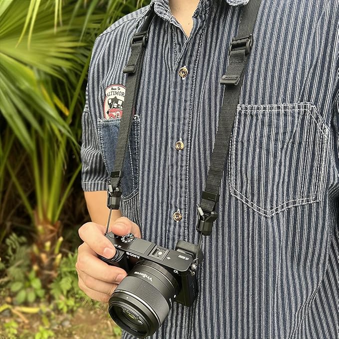 FEFUE Quick Magnetic Buckle Camera Shoulder Strap Lanyard Camera Straps for Photographers for Magnetic Camera Neck Strap