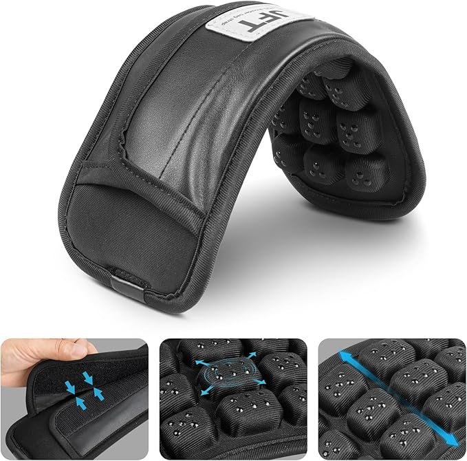 Shoulder Strap Pad of 3D Air Cushion, Backpack Accessories, Non-Slip Shoulder Strap Pad, for Hiking and Camping Bags, Bass Guitar Strap
