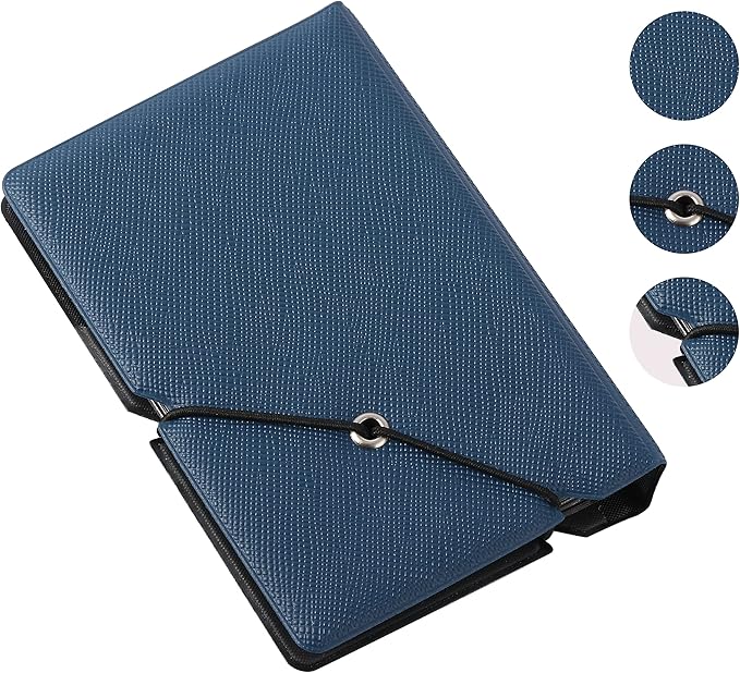 Mini Instant Film Polaroid Photo Album Book For 3 Inch Fujifilm Instax Mini 12 11 9 99 8 7+ 40 EVO Camera Film, HP Sprocket, K-pop Photocards (Marine Blue, 1 Pack)
