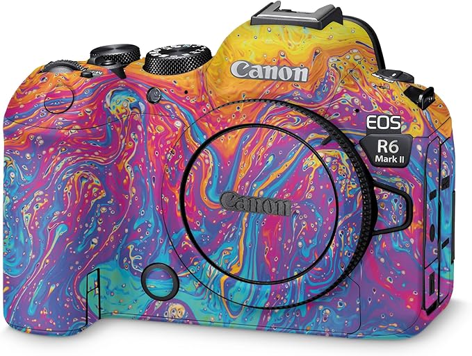 Camera Skin Compatible with Canon EOS R6 Mark II Camera (2022) - Paint Currents - Premium 3M Vinyl Protective Wrap Decal Cover - Easy to Apply | Crafted in The USA by MightySkins
