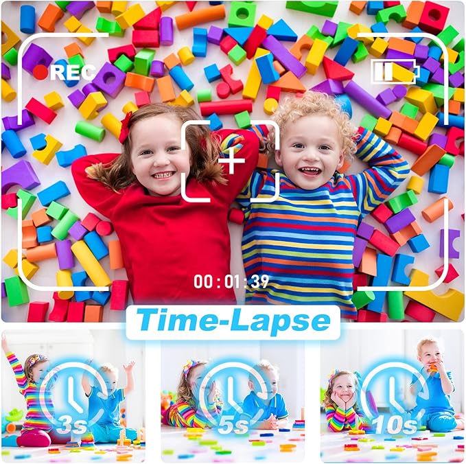 Kids Camera Toddler Camera Instant Print, 1080P Video, 32GB SD Card, Childrens Toy Easter Birthday Gifts for Boys Girls 3 4 5 6 7 8 9 10 11 12 Years Old