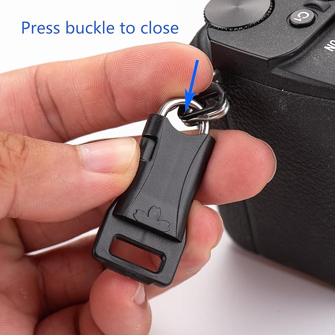 6 Piece Ring Clip, Camera Strap Quick Release Kit - Neck Strap and Wrist Strap Quick Release.