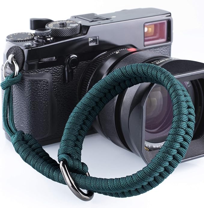 Camera Wrist Strap for DSLR Mirrorless Camera, Quick Release Camera Hand Strap with Safer Connector (Turquoise)