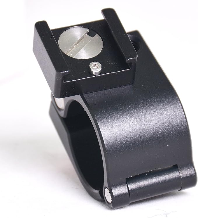 Bestshoot Light Mount Stand Bracket, 25mm Rod Clamp Holder with Cold Shoe Mount for DJI Ronin-M, Freefly MoVI - Red Knob, LED Video Lights, Field Monitor, External Microphone, Flash Speetlite.