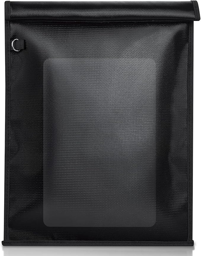 Large Faraday Bags for Laptop(17 x 15 inches) Signal Blocking Faraday Cage, Cell Phone Signal Jammer, Anti-Tracking RFID Faraday Pouch, Blocking All Tpye of Signal Bag