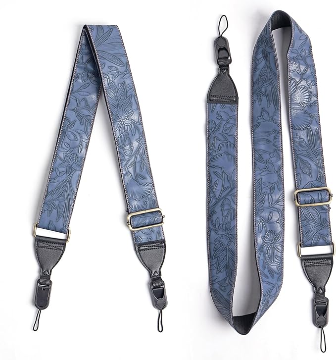 QIELIZI Lifestyle Camera Strap,Vintage Adjustable Vintage Neck & Shoulder Strap for All DSLR Cameras