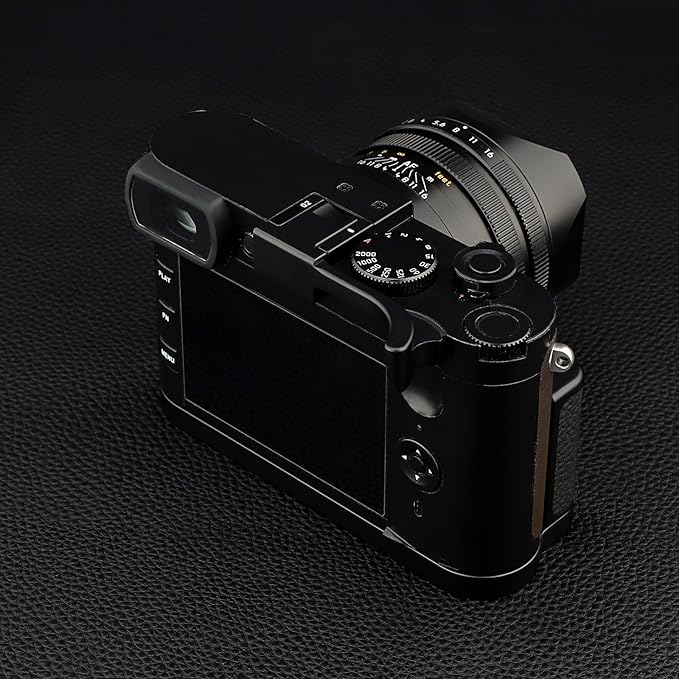 Haoge THB-QB Metal Hot Shoe Thumb Up Rest Thumbs Up Hand Grip for Leica Q2 Camera Black
