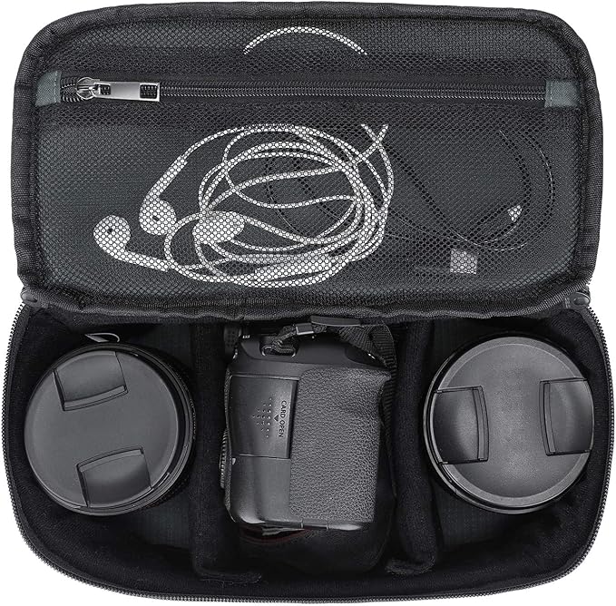S-ZONE Water Resistant Camera Insert Bag with Sleeve Camera Case Upgraded Version 2.0