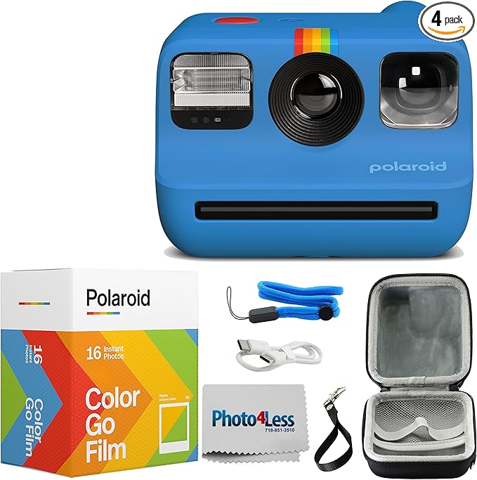 Polaroid Go Generation 2 - Mini Instant Film Camera - Blue (9147) - Only Compatible with Go Film