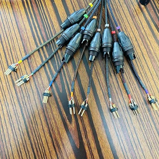 DB25 to XLR Female Snake Cable, DB25 Male to 8 Channel XLR 3Pin Female Balanced Snake Cable D-Sub Snake Wire Patch Bay Interface Modular Wire 1 Meter/3.28ft