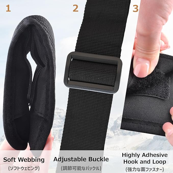 Azarxis Wide Replacement Shoulder Strap Adjustable Crossbody Canvas Webbing for Messenger Bag Laptop Computer Bag
