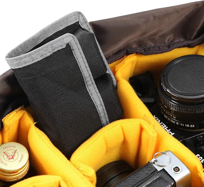 Meking 2 Pcs DSLR Battery Case Holder Storage Bag (4 Pocket) for AA/AAA Battery and LP-E6 LP-E8 LP-E10 LP-E12, EN-EL14 EN-EL15, NP-FW50 NP-F550 NP-FM500H (Gray)