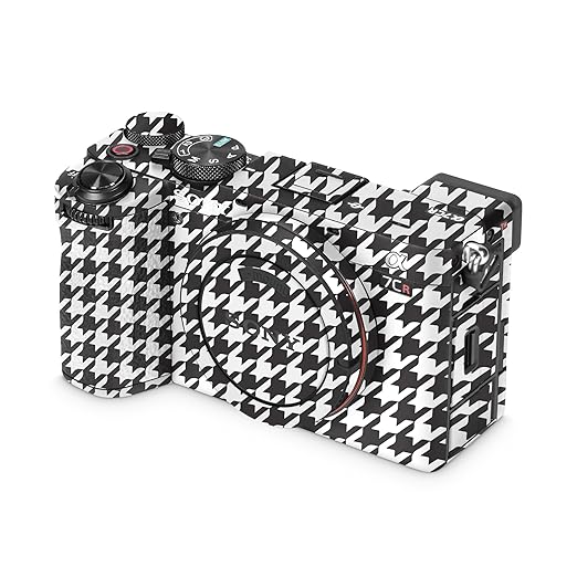 Camera Skin Compatible with Sony Alpha 7CR Camera (2023) - Houndstooth - Premium 3M Vinyl Protective Wrap Decal Cover - Easy to Apply | Crafted in The USA by MightySkins