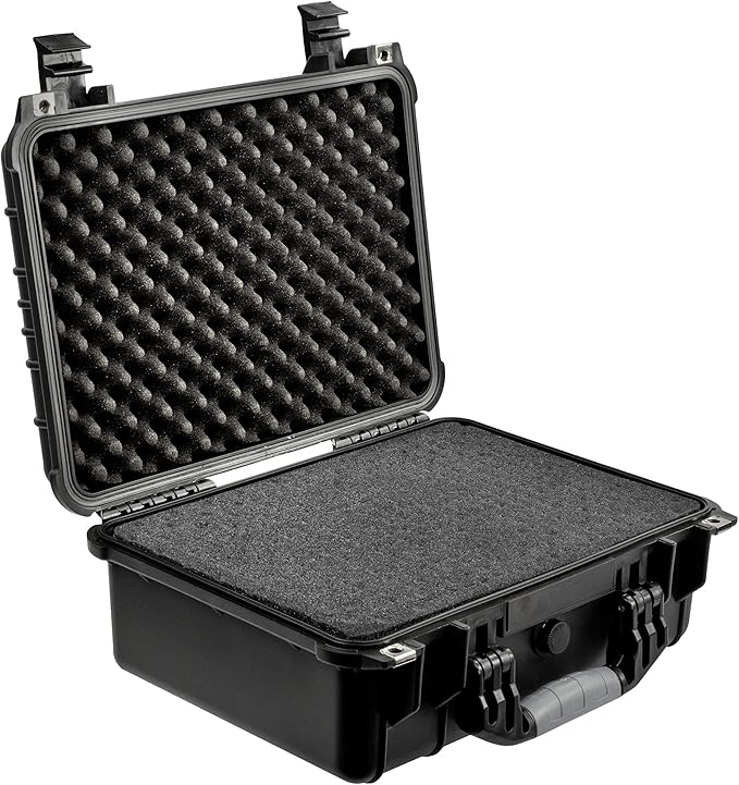 Eylar Hard Gun Case Water & Shock Proof with Foam 16 inch 13 inch 6.87 inch