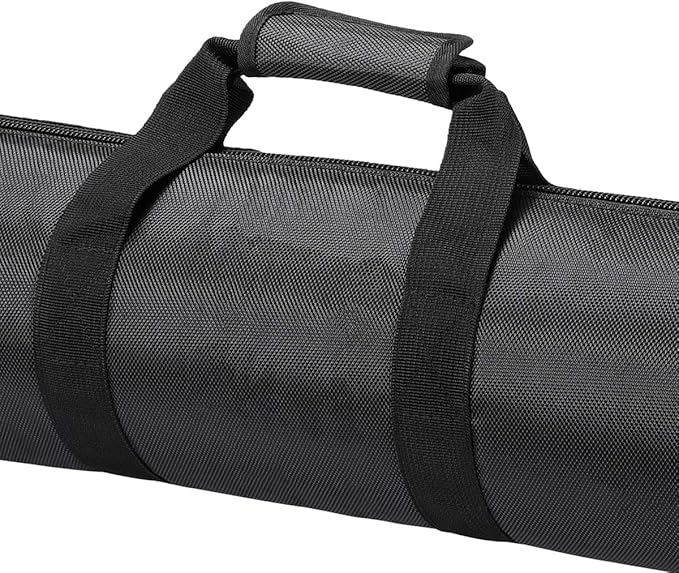 25in/65cm Tripod Carrying Case, Heavy Duty Nylon Bag with Shoulder Strap, Padded for Light Stand, Tripods, Monopods, Umbrellas, Softboxes, Boom Stand, Speaker Stands, Mic Stands