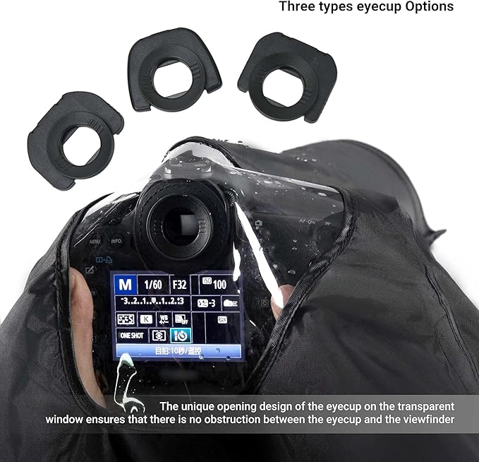 Professional DSLR Camera Rain Cover Gear Large Sleeve Protection for Canon EOS 5D Mark IV III 5DSR 7DM2 6DM2 7D 6D 90D 80D 1D Mark IV 1DX 1DS III II for Nikon D850 D3500 D3400 D7500 D5600 D5