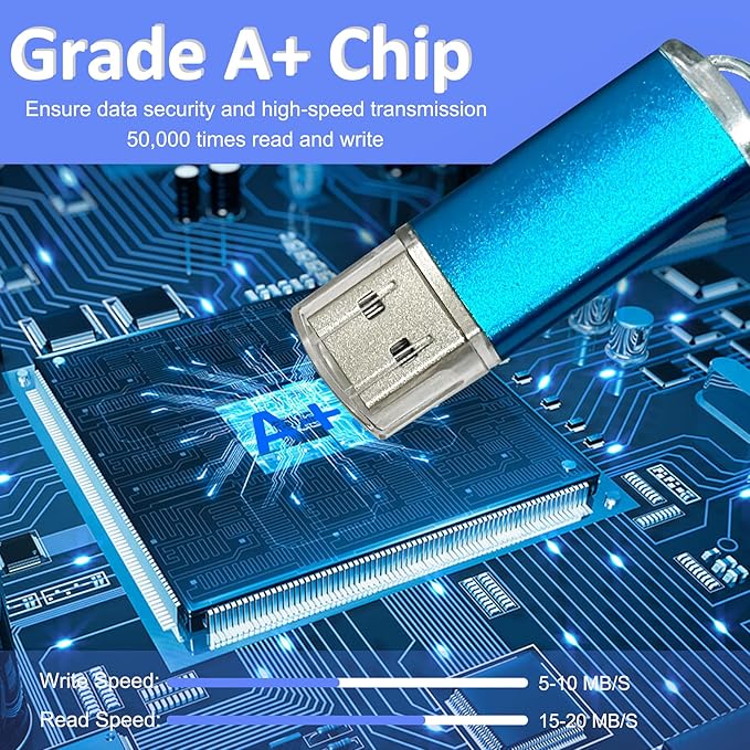 16GB FAT32 USB Flash Drive 10 Pack Nicepicten USB 2.0 Thumb Drives Metal Jump Zip Drive Memory Stick Pendrive Memoria USB 16 GB with 10PCS Lanyard Label - Mixcolor 10 X 16GB Flash Drives