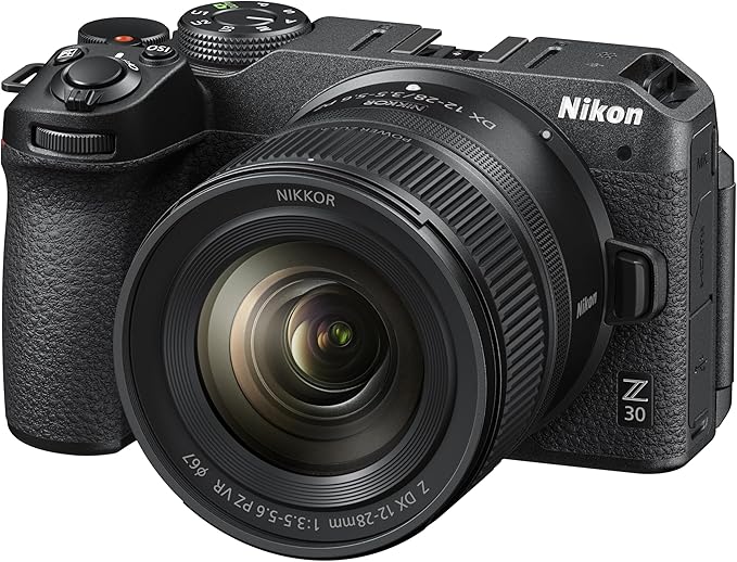 Nikon Z 30 DX-Format Mirrorless Camera Body w/NIKKOR Z DX 12-28mm f/3.5-5.6 PZ VR