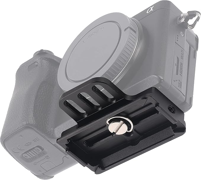 Fotga Quick Release Camera Plate with 1/4" 3/8" Mount for DSLR Mirrorless Camera to DJI Ronin RS2 RSC2 RS3 RS3 PRO RS4 and RS4 Pro Gimbal Stabilizer,Fits for Arca Swiss Clamp Tripod Ball Head