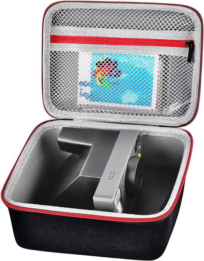 Portable Carrying Case Compatible with Polaroid Now 2nd/ for 3rd Generation I-Type Instant Camera/for Now/for Now+/ for OneStep 2 VF/for OneStep+ Instant Film with Mesh Pocket (Black)
